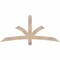 Ekena Millwork Davenport Smooth Timber Gable Bracket, Douglas Fir, 60"W x 27"H x 1 1/2"D x 3 1/2"F, 11/12 Pitch GBW060X27X0204DAV00SDF - alternate 1